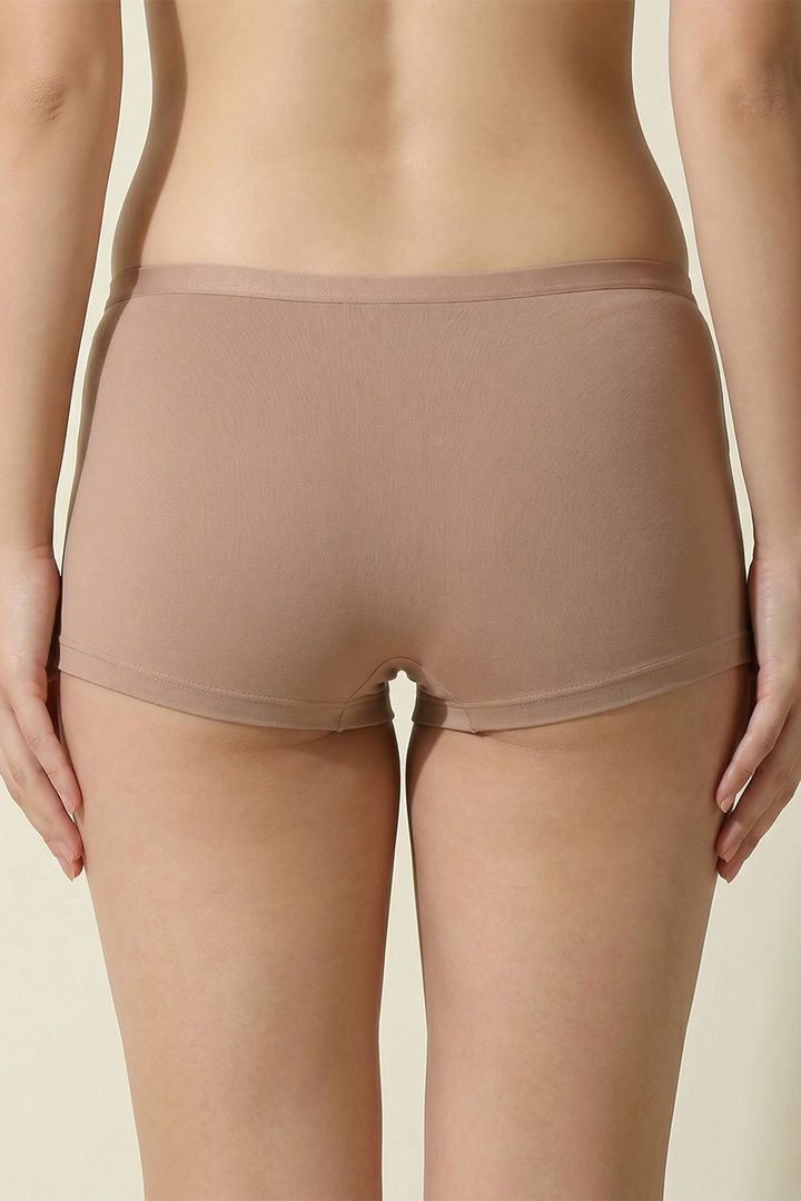 Zivame Medium Rise Full Coverage Boyshorts (Pack of 2) - Roebuck — image 3